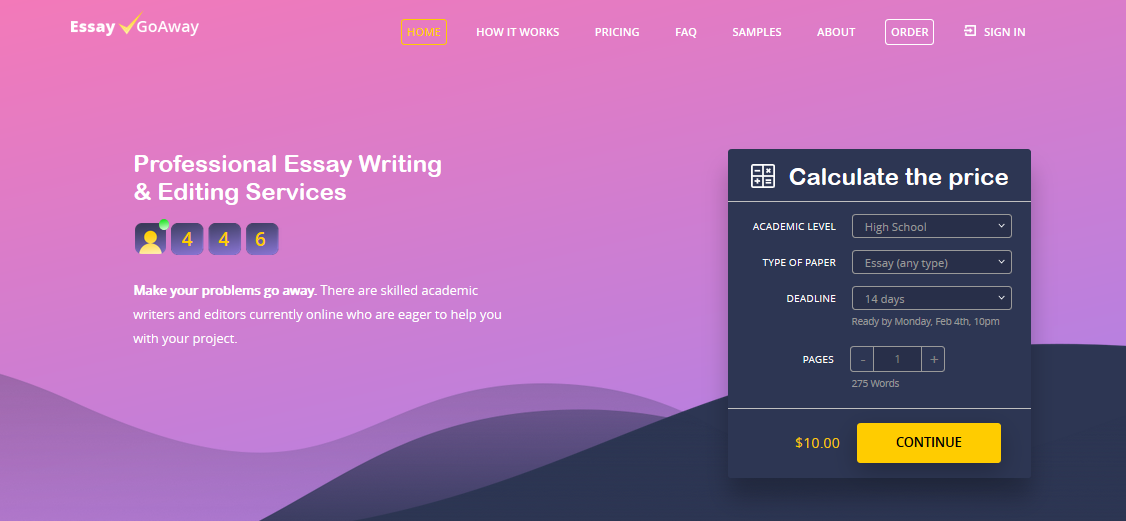 essaygoaway website